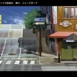 ニャリウッドの街並み、晴れ