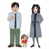 田中圭×中谷美紀「総理の夫」が「クレヨンしんちゃん」とコラボ 9月25日に特別エピソード放送