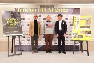 大塚康生さんについて語った小田部羊一氏、友永和秀氏、叶精二氏(左から)