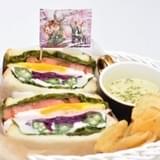 コラボメニュー「かるた部サンドイッチバスケット」