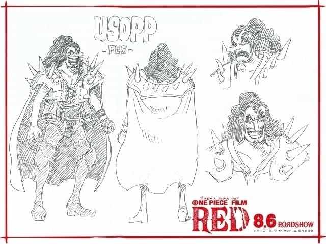 ONE PIECE FILM RED」尾田栄一郎描き下ろし設定画解禁 麦わらの一味が