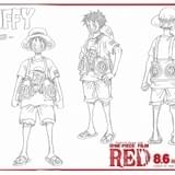 「ONE PIECE FILM RED」尾田栄一郎描き下ろし設定画解禁 麦わらの一味が音楽フェスに参戦!?