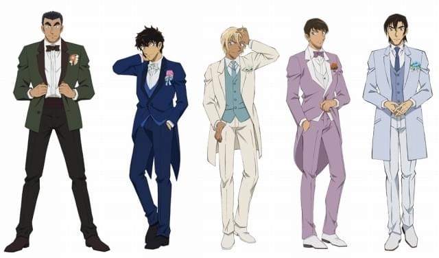 劇場版「コナン」警察学校組のタキシード姿公開 アフレコ後コメントで