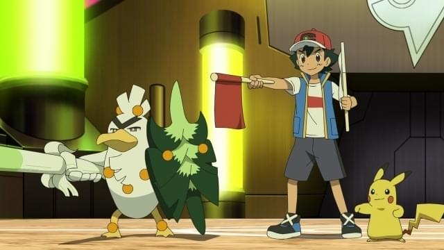 【当時物】トップサン ポケモン アニメ版バトルシーン ゴースト vs ストライク 4月1日はアニメ「ポケモン」25周年 豪華2本立て「VS四天王 1時間バトル