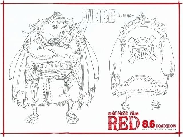 ONE PIECE FILM RED」麦わらの一味“戦闘服”設定画がお披露目 テーマは