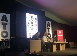 トークイベント「マンガが動き出す時」の様子