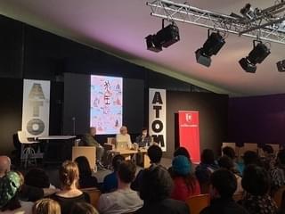 トークイベント「マンガが動き出す時」の様子