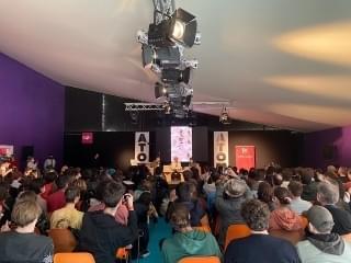 トークイベント「マンガが動き出す時」の様子