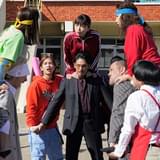 「極主夫道」川口春奈、松本まりか、MEGUMIが騎馬戦で白熱のバトル? 奇想天外な運動会を映した特別映像