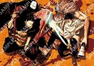 最後の入場特典は両面仕様ビジュアルボード 片面は「乙骨vs夏油」