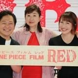 （左から）山口勝平、田中真弓、名塚佳織