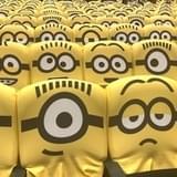 座席いっぱいにミニオン！