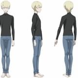 ミギのキャラクター設定画