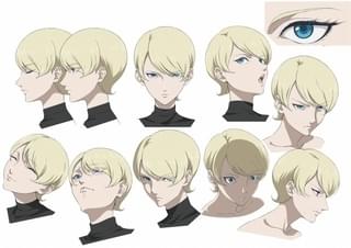 ミギのキャラクター設定画