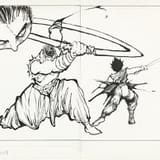 「冨樫義博展 -PUZZLE-」『幽☆遊☆白書』展示原画