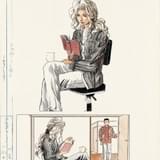 「冨樫義博展 -PUZZLE-」『レベルE』展示原画