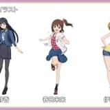 春日未来、最上静香、伊吹翼の立ち絵イラスト