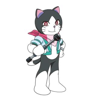 パーフェクトネコ型ロボット・ソーニャのビジュアル