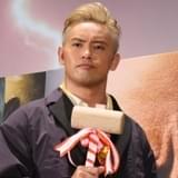 イベントに登壇したオカダ・カズチカ