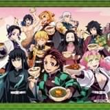 「鬼滅の刃」×「すき家」コラボ 「時透無一郎の霞柱ふろふき牛丼」発売、キャラクター店内放送も