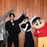 「シン・仮面ライダー」が「クレヨンしんちゃん」に登場 3月18日に池松壮亮ら出演のコラボエピソード放送