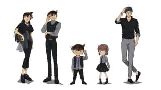 コナン、灰原哀、工藤新一、毛利蘭、赤井秀一、黒ずくめの組織が登場