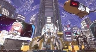 「ガンダム」メタバース3D空間のイメージ画像
