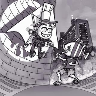 青山剛昌氏×尾田栄一郎氏対談 完全版ページ用