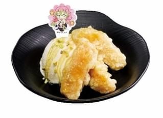 コラボメニュー「蜜いも天ハニーアイス」