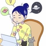 神尾葉子氏の自画像