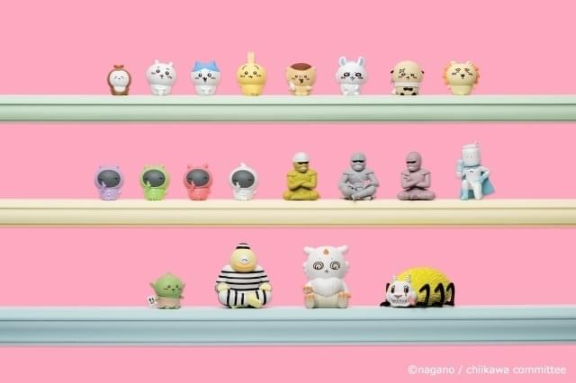 ちいかわ」フィギュア20体セット発売 でかつよ＆むちゃうマンが初立体