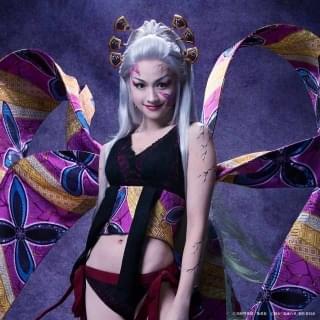 上弦の陸・堕姫役：佐竹莉奈