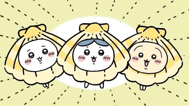 ちいかわ×チャルメラ、コラボCM第2弾が公開 ホタテ姿のちいかわたちが