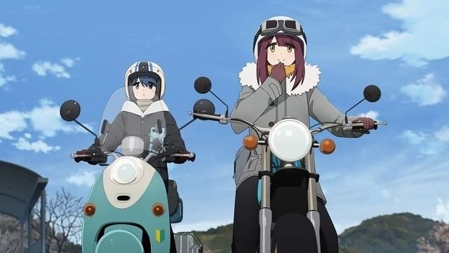ゆるキャン△」第3期、リンと綾乃のツーリングを映した最新映像公開