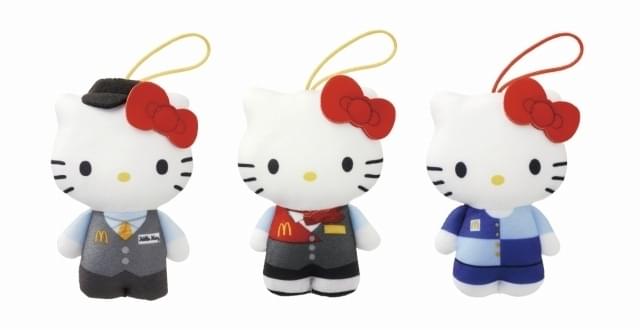 マクドナルド「ハッピーセット」にハローキティのぬいぐるみ全50種登場