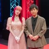 キラ・ヤマト役の保志総一朗(右)とラクス・クライン役の田中理恵