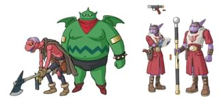 鳥山明氏が描いた新キャラクターのイラスト