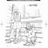 原作者・古舘春一氏が描き下ろしたキャラクターの日常イラスト