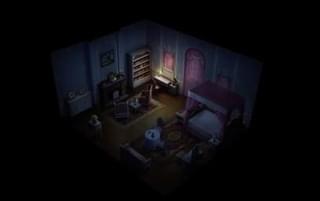 離宮・リーシェの部屋・寝室（夜）