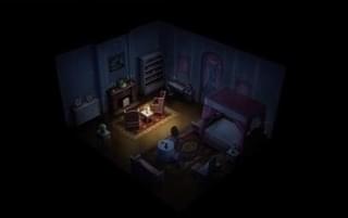 離宮・リーシェの部屋・寝室（夜）