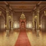 エルミティ王国の王城・夜会ホール（夜）