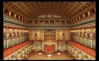 皇都シーエンジス・主城の広間（夜）