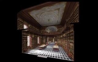 主城の図書室（昼）