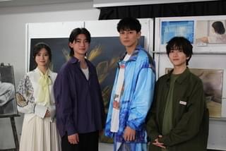（左から）桜田ひより、高橋文哉、眞栄田郷敦、板垣李光人