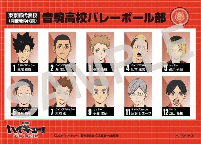 劇場版ハイキュー!!」興収100億円突破 5月3日から第6弾入場特典「選手