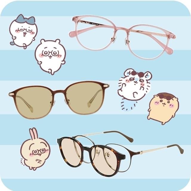 Zoff ちいかわ　コラボサングラス　ピンク　他 ちいかわ」×「Zoff」コラボが、5月31日スタート！サングラスもバッチリ