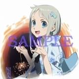 「劇場版 あの花」店舗共通特典のイラスト色紙