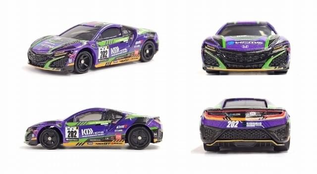 エヴァンゲリオンレーシング」のマシンがトミカに 「エヴァRT初号機