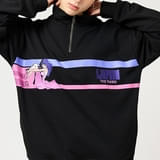 峰不二子|ハーフジップスウェット