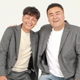 ぴえろの上田憲伯氏（左）とRDCHのべ・ギヨン氏（右）